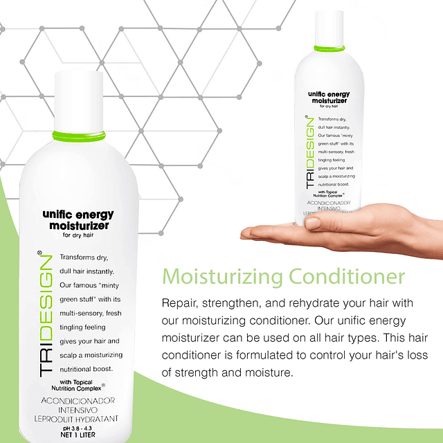 TRI Design Unific Energy Moisturizer - Acondicionador de cab