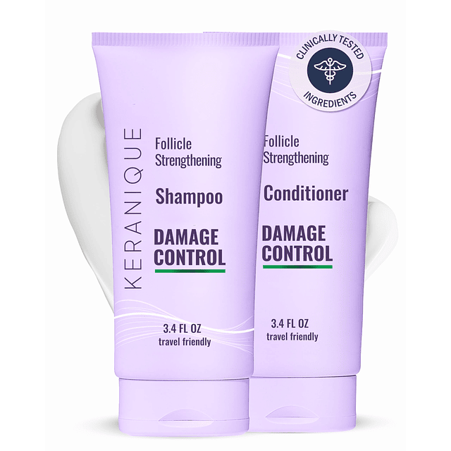 Shampoo y acondicionador para cabello dañado - Anti-rotura,