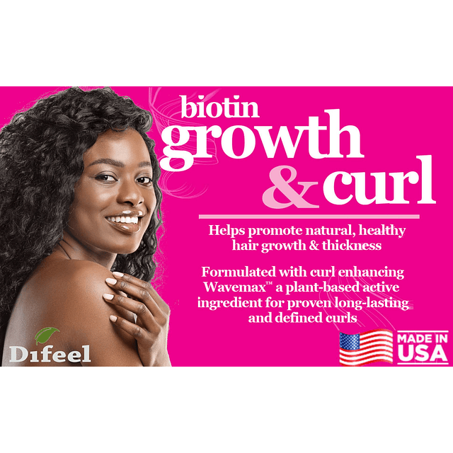 Caja de regalo de la colección Growth & Curl Biotin Hair Car