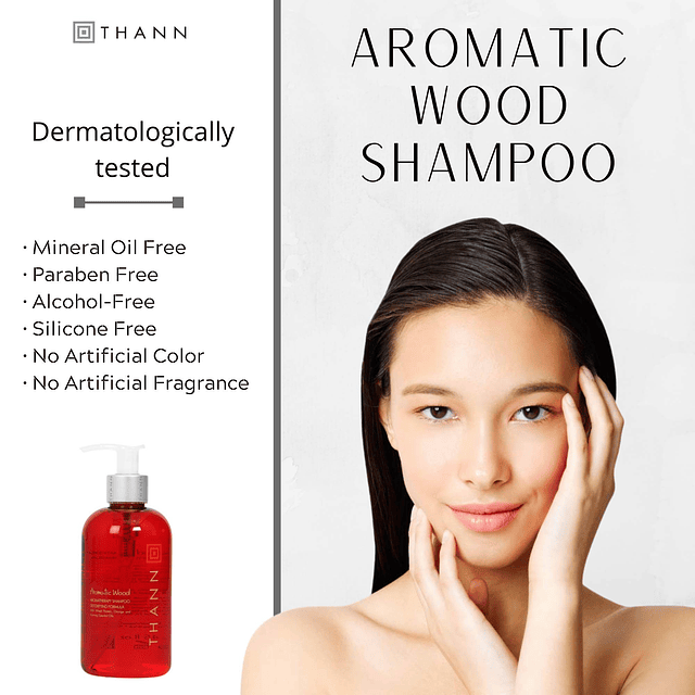 Thann Aromatic Wood Aromaterapia Shampoo para el cabello par