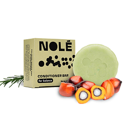 NOLE CARE Barra de Shampoo de menta y romero con aceite de b