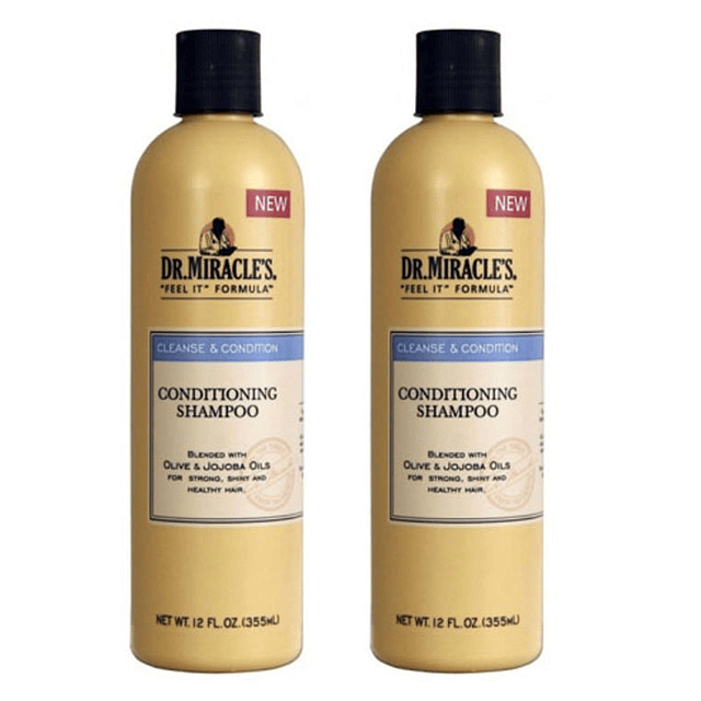 Dr. Miracles Shampoo Limpiador y Acondicionador 12oz (paquet