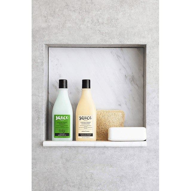 Juego de acondicionador de crema de coco y Shampoo de menta