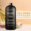 Shampoo de agua de arroz - Shampoo de arroz, promueve el cre