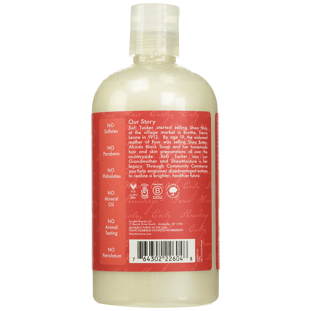 Shampoo desenredante Shea Moisture, 13.5 onzas