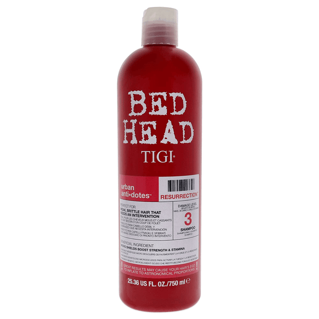 Tigi Urban Anti+dotes Resurrection Shampoo Nivel de daño 3,2