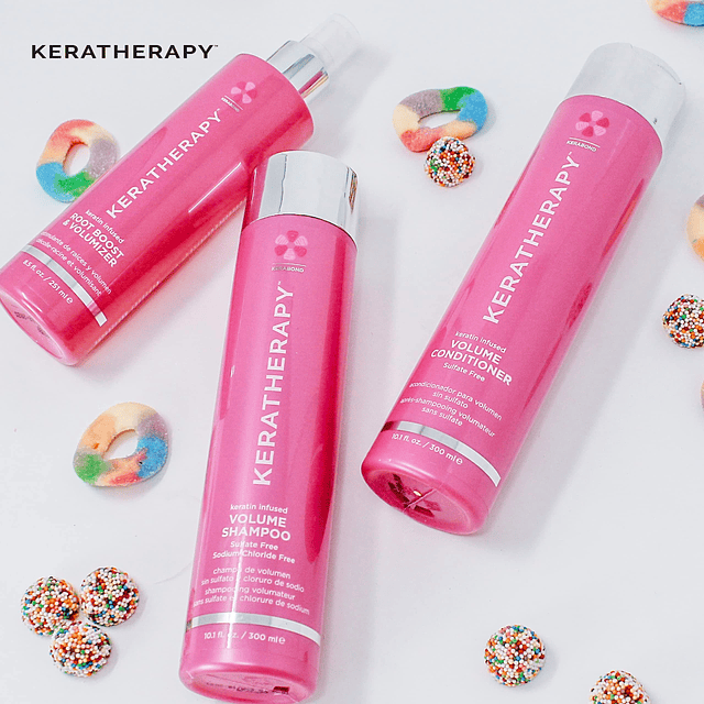 Keratherapy Keratin Infused Volume Root Boost y spray volumi