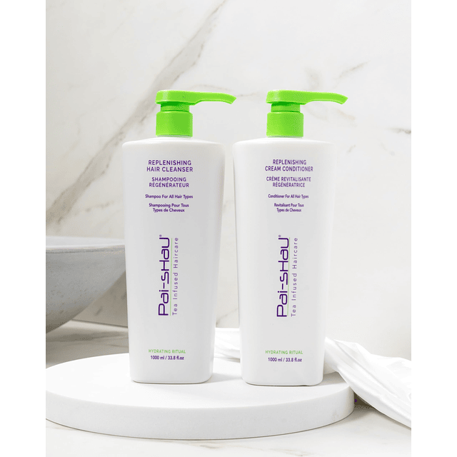 Replenishing Cleanser and Conditioner Set - Shampoo y acondi