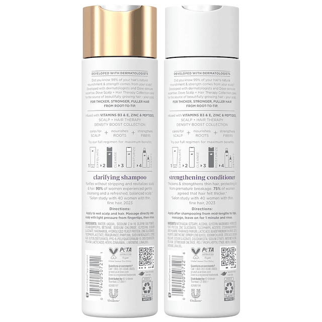 Scalp + Hair Therapy Set - Shampoo clarificante y acondicion