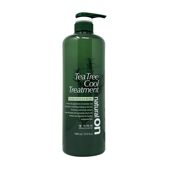 -Tea Tree Cool Shampoo, aceite de árbol de té y extractos de