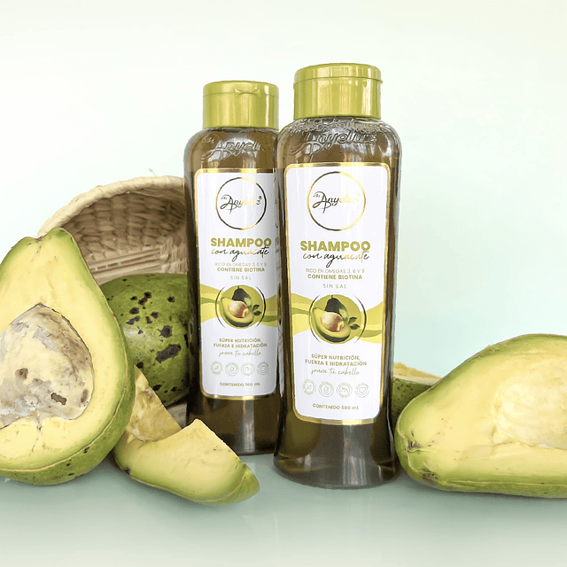 ANYELUZ Kit Dúo Shampoo Hidratante Aguacate + Mini Tamaño Vi