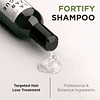 Shampoo densificante Fortify, enriquecido con guaraná y rici