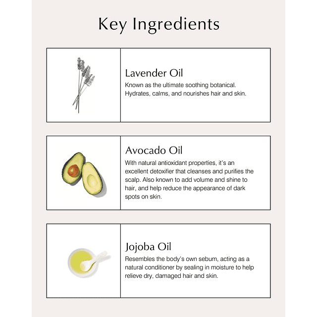 Acondicionador Organics para cabello seco con lavanda y agua