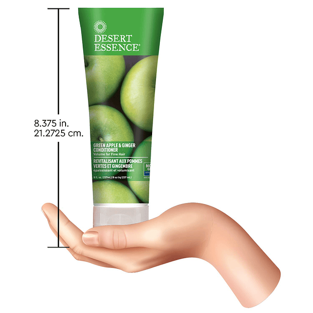 Paquete de Shampoo y acondicionador de manzana verde y jengi