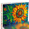 Puzzle-Glass Sun Flower-1000 piezas Rectángulo Puzzle Vidrie