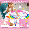 Unicorn Toys Puzzles de piso para niños 3 4 5 6 7 8 9 10 año