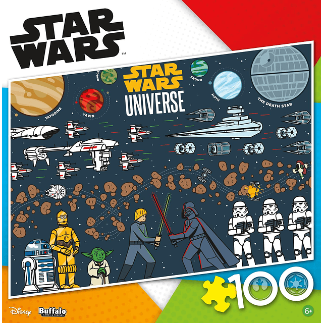 Star Wars Universo de Star Wars Rompecabezas de 100 piezas p