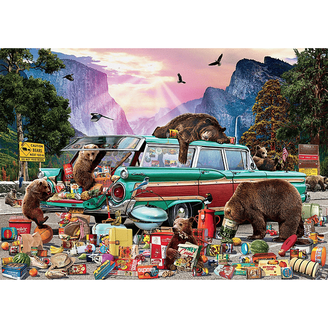 – Garry Walton – Yosemite Picnic – Rompecabezas de 300 pieza