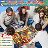 Puzzle Calendario de Adviento 2024 Rompecabezas de Navidad,