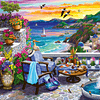 Santorini Sunset Puzzle 300 piezas de gran formato | Tecnolo