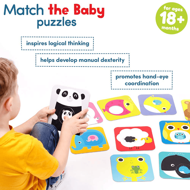 Match The Baby Rompecabezas y actividad de combinación El ju