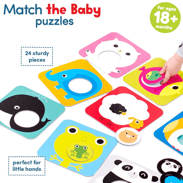 Match The Baby Rompecabezas y actividad de combinación El ju