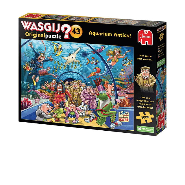 , Wasgij, Retro Original 43 ¡Travesuras del acuario!, Rompec