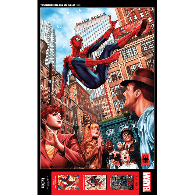 Marvel The Amazing Spider-Man #24 Variante Rompecabezas de 5