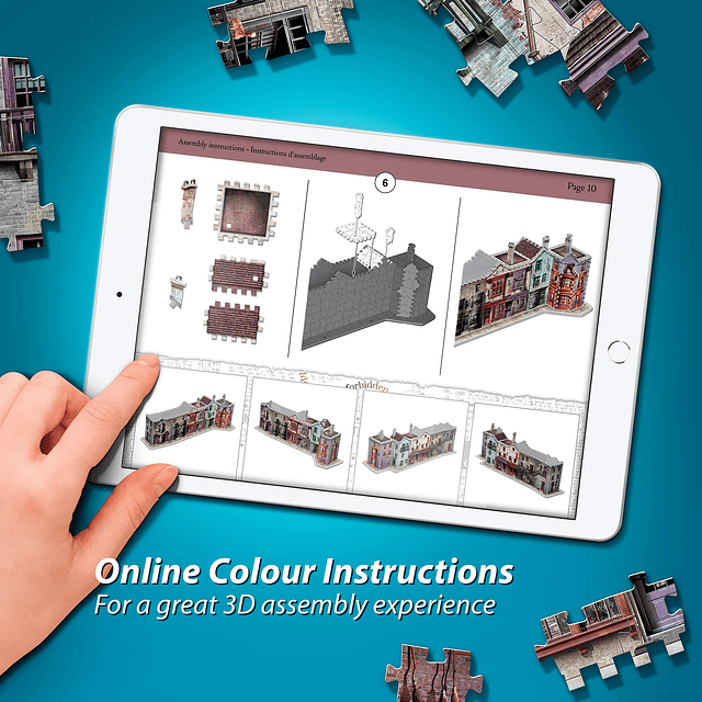 3D Rompecabezas 3D del Callejón Diagon de Harry Potter para