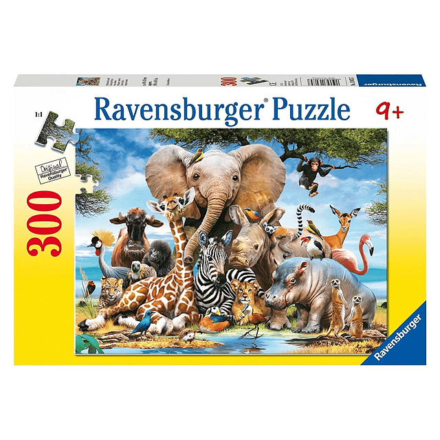 Amigos africanos Puzzle de 300 piezas