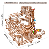 Rompecabezas de madera 3D, kit de cadena de mármol, rompecab