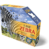 Puzzles I AM Zebra 1000 piezas Rompecabezas con forma de ani