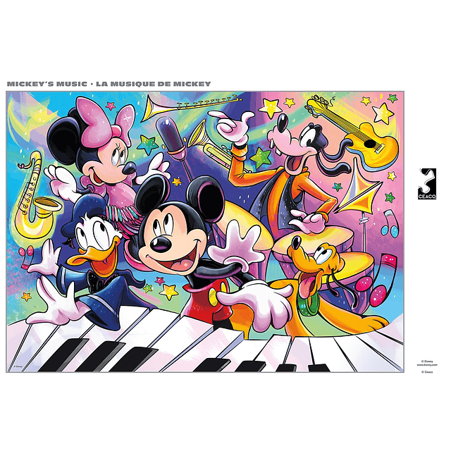 CEACO Silver Select Disney Mickey's Music Rompecabezas de 50