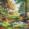 Thomas Kinkade Disney Winnie The Pooh Rompecabezas de 1000 p