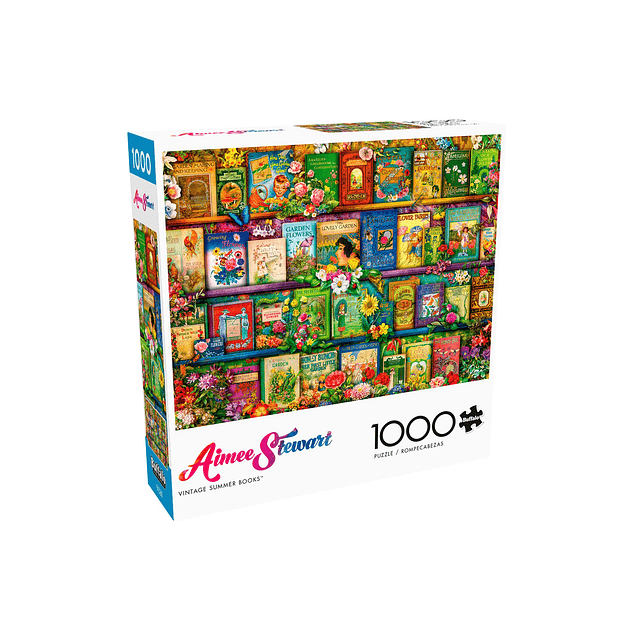 Aimee Stewart Libros de verano vintage Rompecabezas de 1000