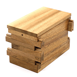 Jigsaw Safe Box Caja secreta para rompecabezas de madera con