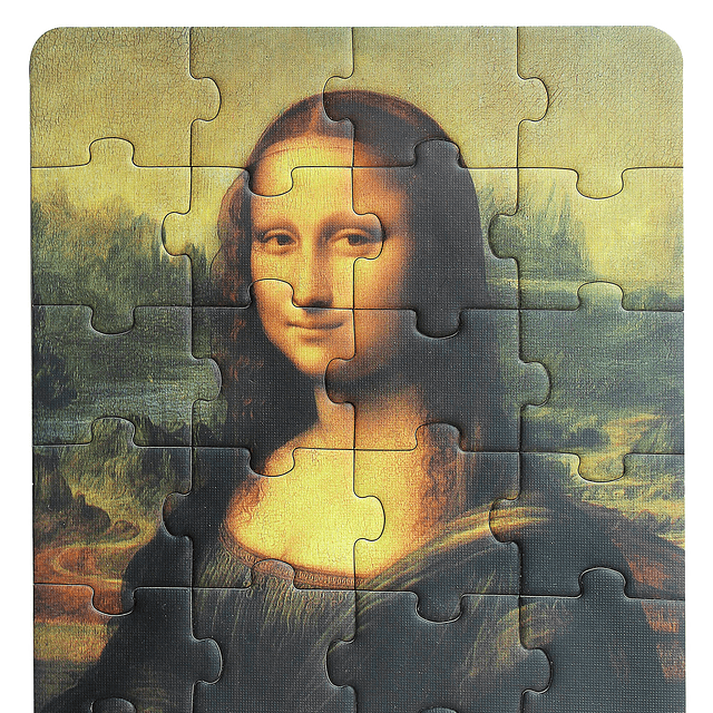 Rompecabezas de 24 piezas Da Vinci Mona Lisa, rompecabezas d