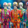 Fiesta esquelética: La colorida danza de los muertos Rompeca