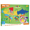 Mapology World Map Puzzle Incluye banderas de países y capit