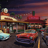 Tierra de los libres Millie's 50's Diner Rompecabezas de 500