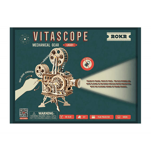 Rompecabezas de madera 3D Vitascope para adultos Kits de con