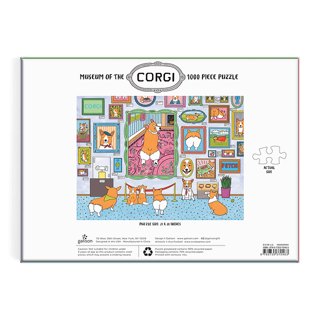 Museum of The Corgi Puzzle de 1000 piezas de – Rompecabezas