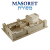 Kit de modelo de templo de Jerusalén en 3D de madera, réplic