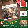 Puzzle Calendario de Adviento 2024-1008 piezas Rompecabezas