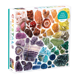 Rainbow Crystals Jigsaw Puzzle, 500 piezas, 20.0 x 20.0 in,