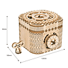 Rompecabezas de madera 3D Caja del tesoro mecánica Modelo DI