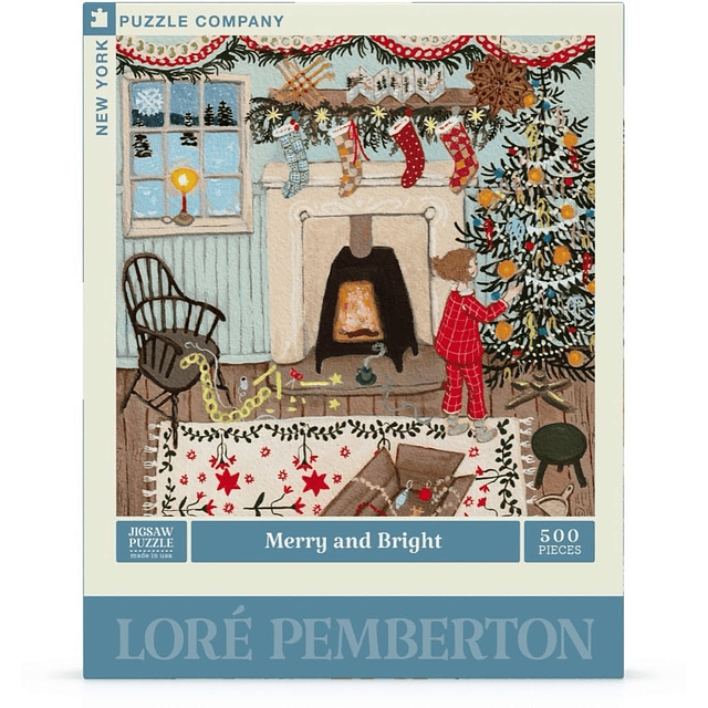 Loré Pemberton Merry and Bright Rompecabezas de 500 piezas p