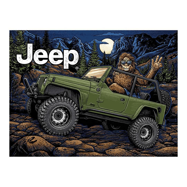 Jeep Rompecabezas Sasquatch | Rompecabezas de 500 piezas, 24