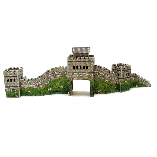 Creative 3D Puzzle Modelo de papel Gran Muralla DIY Juguetes