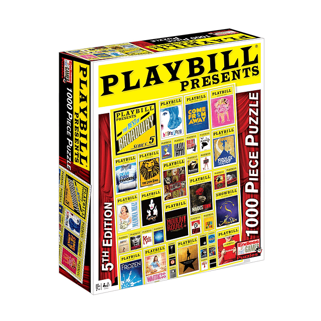 Portada de Playbill Broadway Rompecabezas de 1000 piezas